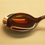 honey on spoon