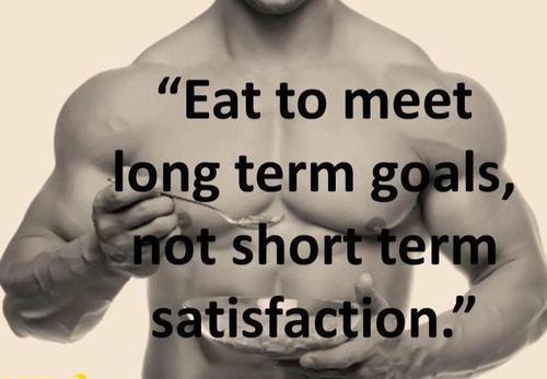 eat for your long term goals