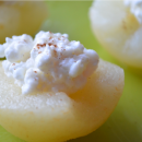 Sliced Pear and Cottage Cheese