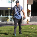 Josh Duhamel hits the Gym on Christmas