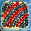 4th of July Lemon Fruit Tart